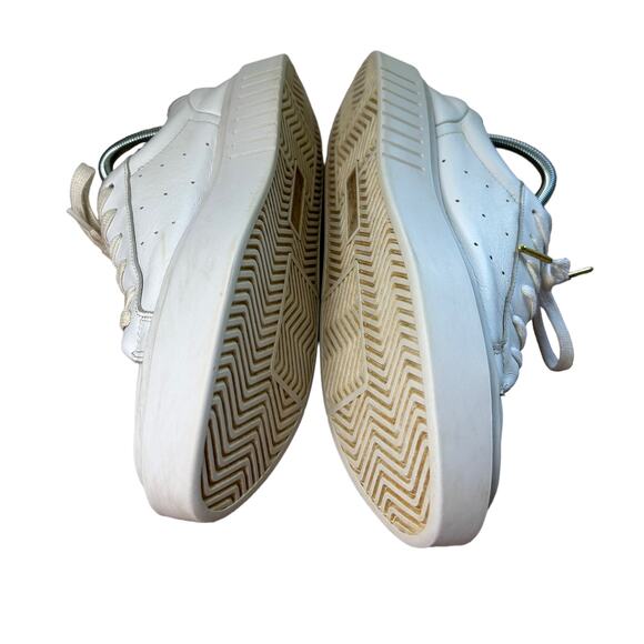 Adidas Originals Sleek Super White Sneakers Size 9 Women's EF8858 - Picture 4 of 7